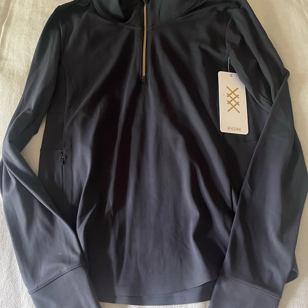 Rhone Navy Quarter-Zip Pullover